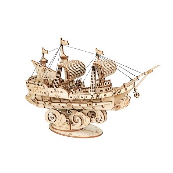 3D Sailing Ship Puzzle