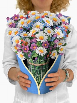 FreshCut Paper Flowers Field of Daisies