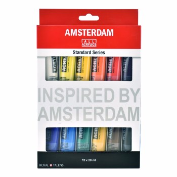 Amsterdam Standard Series Acrylic Paint 12-Color Sets