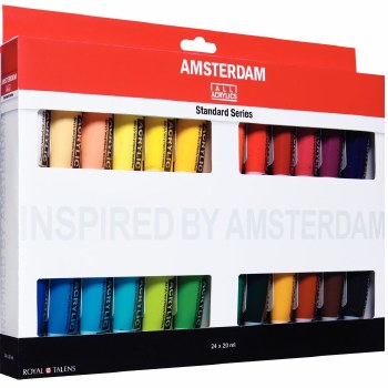 Amsterdam Standard Series Acrylic Paint 24-Color Sets