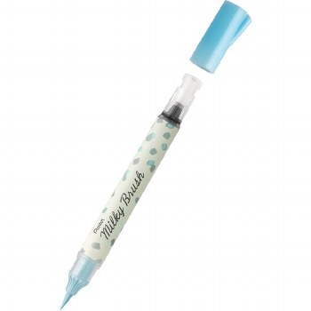 Pentel Milky Brush Pen, Pastel Blue