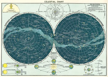 Cavallini & Co. Decorative Italian Paper, Celestial Chart