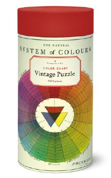 Cavallini & Co. Vintage Inspired 1,000 Piece Puzzle, Color Chart