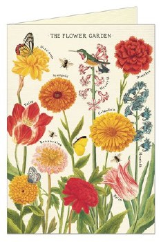 Cavallini & Co. Vintage Inspired Greeting Card, Flower Garden