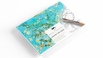 Watercolor Postcard Coloring Book, Vincent Van Gogh