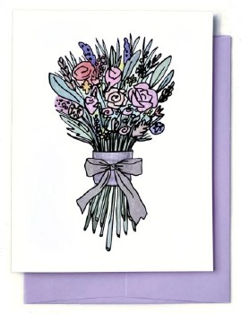 Aviate Press Greeting Card "Bouquet"