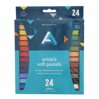 Artist Soft Pastel Sets, 24-Color Set - Assorted