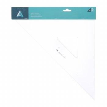 Acrylic Triangles, 10 in. - 45 - with Inking Edges