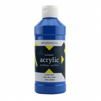 Economy Acrylics, 16 oz., Cobalt Blue