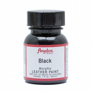 Acrylic Leather Paint, 1 oz., Black