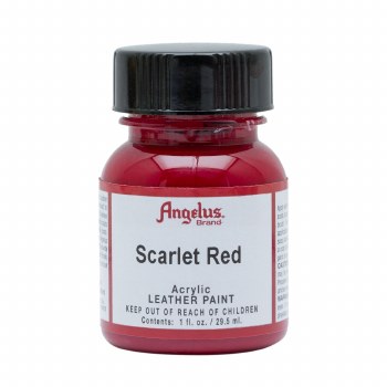 Acrylic Leather Paint, 1 oz., Scarlet