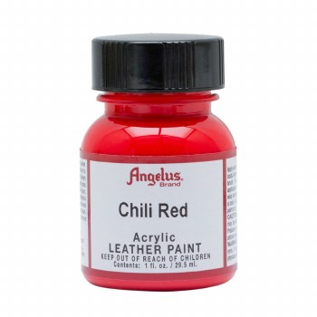 Acrylic Leather Paint, 1 oz., Chili Red