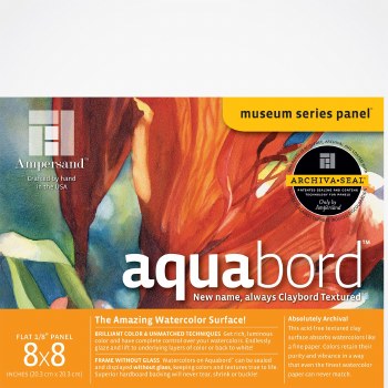 Aquabord, Uncradled 1/8" Profile, 8" x 8"