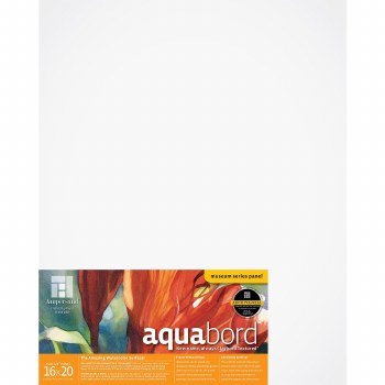 Aquabord, Uncradled 1/8" Profile, 16" x 20"