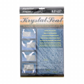Krystal Seal Bags, 8.5 in. x 11 in. - 25/Pkg.