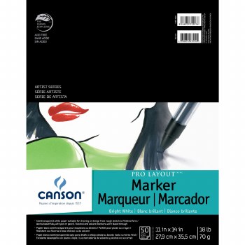 Canson Pro-Layout Marker Pads, 11" x 14" - 50 Shts./Pad