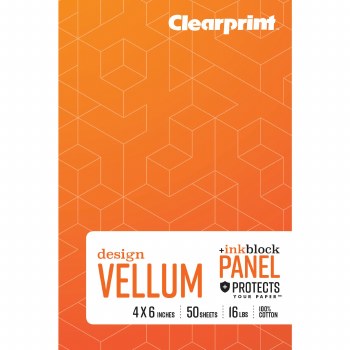 Vellum Books, Plain, 4" x 6" - Plain, 50 Shts./Pad