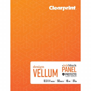 Vellum Books, Plain, 8.5" x 11" - Plain, 50 Shts./Pad