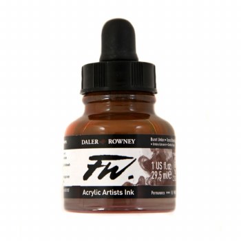 FW Acrylic Artists Ink, 1 oz. Burnt Umber