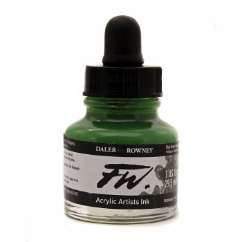 FW Acrylic Artists Ink, 1 oz. Olive Green