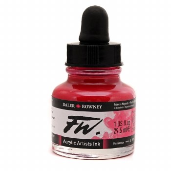 FW Acrylic Artists Ink, 1 oz. Process Magenta