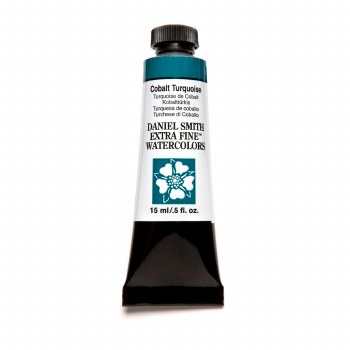 Daniel Smith Watercolors, 15ml Tubes, Cobalt Turquoise