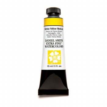 Daniel Smith Watercolors, 15ml Tubes, Hansa Yellow Medium