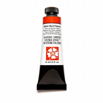 Daniel Smith Watercolors, 15ml Tubes, Italian Burnt Sienna