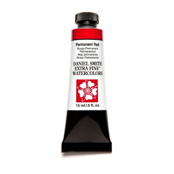 Daniel Smith Watercolors, 15ml Tubes, Permanent Red