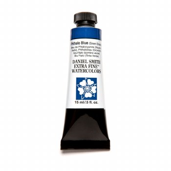 Daniel Smith Watercolors, 15ml Tubes, Pthalo Blue (GS)