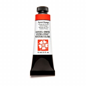 Daniel Smith Watercolors, 15ml Tubes, Pyrrol Orange