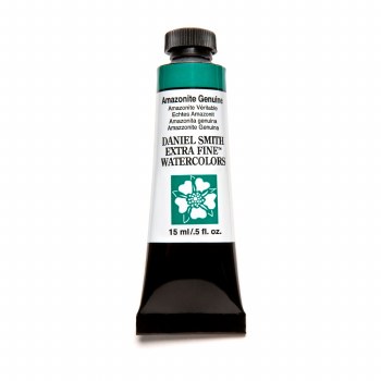 Daniel Smith Watercolors, 15ml Tubes, Amazonite Genuine - PrimaTek