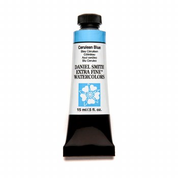 Daniel Smith Watercolors, 15ml Tubes, Cerulean Blue