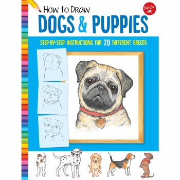 How to Draw Jr. Series Books, How to Draw Dogs & Puppies