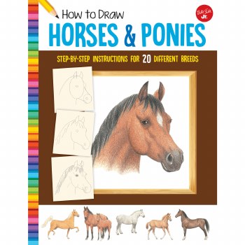 How to Draw Jr. Series Books, How to Draw Horses & Ponies