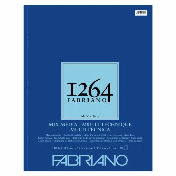 1264 Mixed Media Wire-Bound 110 lb. 18" x 24"