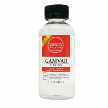Gamvar Picture Varnish, Semi-Gloss, 4.2 oz.