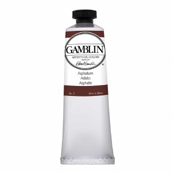 Gamblin Oil Colors, 37ml, Asphaltum