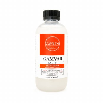 Gamvar Picture Varnish, Satin, 8.5 oz.