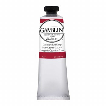 Gamblin Oil Colors, 37ml, Cadmium Red Deep