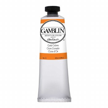 Gamblin Oil Colors, 37ml, Gold Ochre