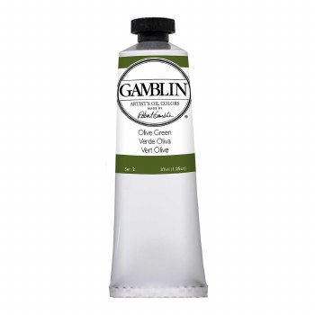 Gamblin Oil Colors, 37ml, Olive Green
