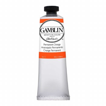 Gamblin Oil Colors, 37ml, Permanent Orange