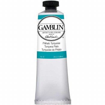 Gamblin Oil Colors, 37ml, Pthalo Turquoise