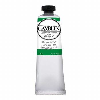 Gamblin Oil Colors, 37ml, Pthalo Emerald