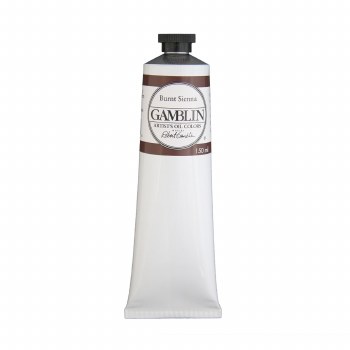 Gamblin Oil Colors, 150ml, Burnt Sienna