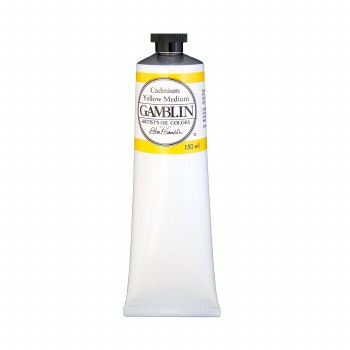 Gamblin Oil Colors, 150ml, Cadmium Yellow Medium