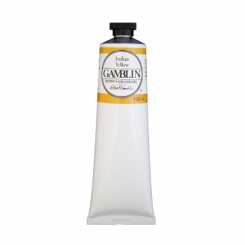 Gamblin Oil Colors, 150ml, Indian Yellow