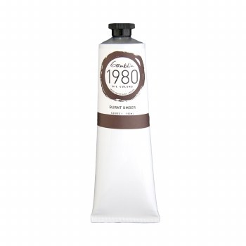 Gamblin 1980 Oil Colors, 150ml, Burnt Umber