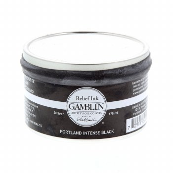 Relief Inks, Portland Intense Black - 175ml